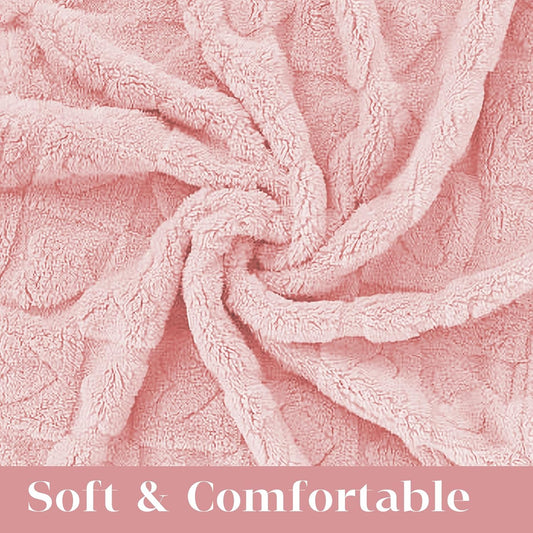 Small Dog Blanket Washable Pet Bed,(24x29 Inch, Light Pink)