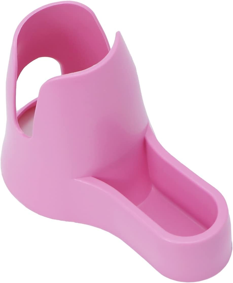 3 in 1 Hamster Water Bottle Small Pet Automatic Water Dispenser with Food Container Base Hideout for Dwarf Hamster Mice Gerbils, 2 Pack (Pink, 80ML)