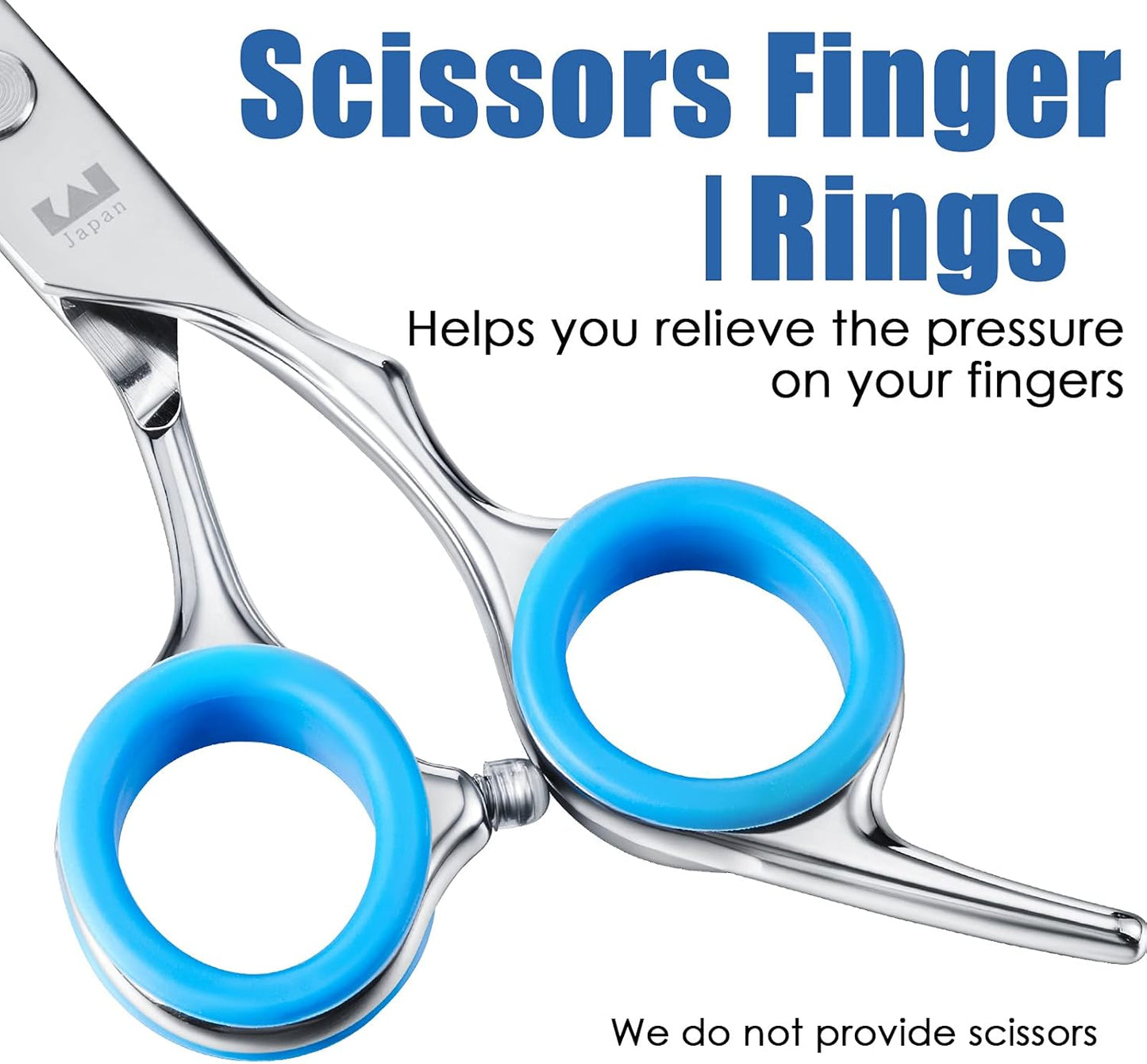 20 Pieces Scissors Finger Rings Silicone Pet Shears Finger Rings rubber finger dog hair scissors for Grooming Scissors Pet Hair Shears