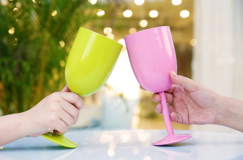 Stainless Steel Wine Glasses Cups.Double Walled Vacuum Insulated Wine Tumbler With Lid and Straw.Friendship,Christmas,Birthday Gifts for Women Men Friends Dad Mom(10oz Light Pink)