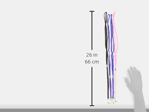 Deluxe Grooming Loops - Versatile Nylon Loops to Secure Dogs on Tabletops While Grooming - 24", 4-Pack Black, Blue, Purple and Pink