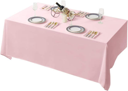 90x132 Inch Tablecloth for 6 Foot Rectangle Tables