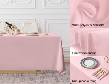 90x132 Inch Tablecloth for 6 Foot Rectangle Tables