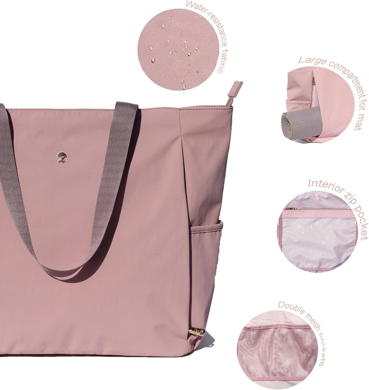 Yoga Mat Bag Yoga Tote Carrier Shoulder Bag Carryall Tote for Office,Yoga,Pilates,Travel,Beach and Gym