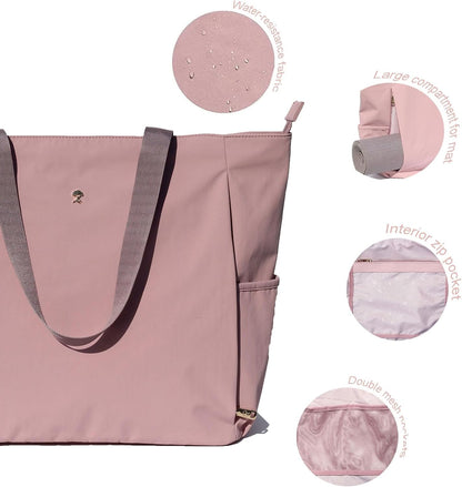 Yoga Mat Bag Yoga Tote Carrier Shoulder Bag Carryall Tote for Office,Yoga,Pilates,Travel,Beach and Gym
