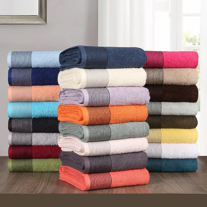 Ultra Soft 2 Pack Oversized Bath Towel Set 28x55 inches, 100% Cotton Large Bath Towels, Ultra Absorbant Compact Quickdry & Lightweight Towel, Ideal for Gym Travel Camp Pool - Pink