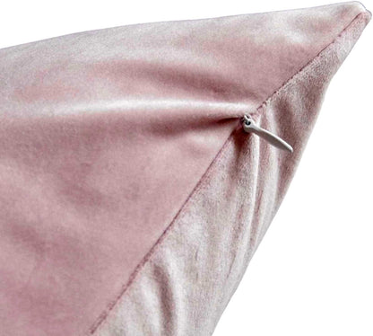 Embroidered Pink Infinity Love Decorative Throw Pillow Cover, Lumbar Love Pillow Cover 12 Inches x 20 Inches Cover Only