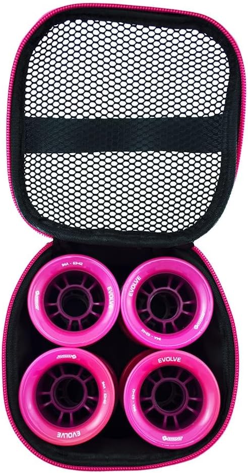 Skates - Quad Roller Skate Wheel Bag Holder - Fits 8 Wheels