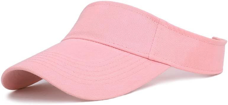 Toddlers Kids Visor-Sun-Hat Cotton Sport Visor Cap Adjustable for Ages 2-6Y