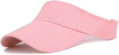Toddlers Kids Visor-Sun-Hat Cotton Sport Visor Cap Adjustable for Ages 2-6Y