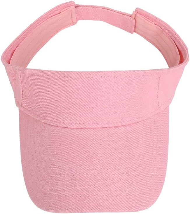 Toddlers Kids Visor-Sun-Hat Cotton Sport Visor Cap Adjustable for Ages 2-6Y