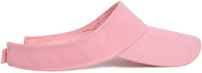 Toddlers Kids Visor-Sun-Hat Cotton Sport Visor Cap Adjustable for Ages 2-6Y