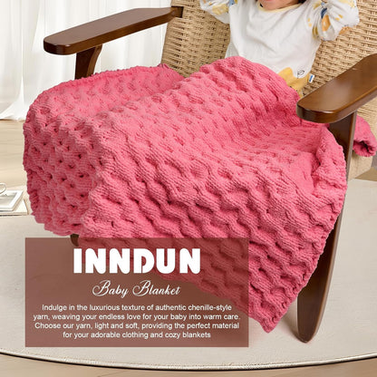 Blanket Yarn 100g/3.5oz - Rose Pink Chenille Yarn 6 Super Bulky - 72 Yards - Knitting, Crocheting & Crafts Chunky Yarn