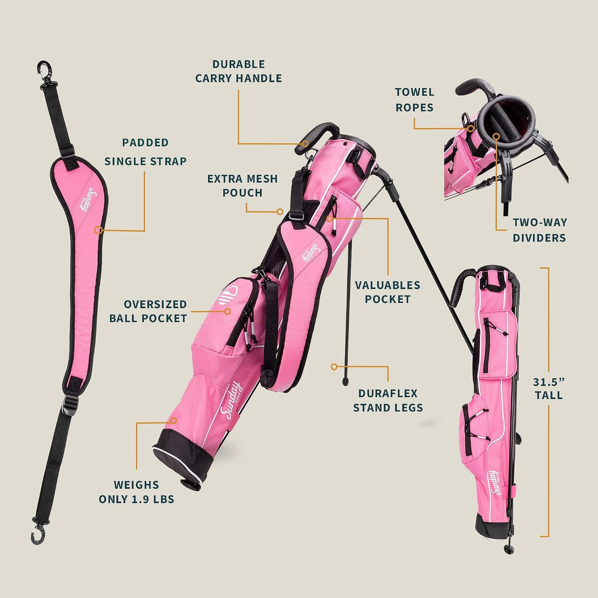 The Original Lightweight Bag with Stand