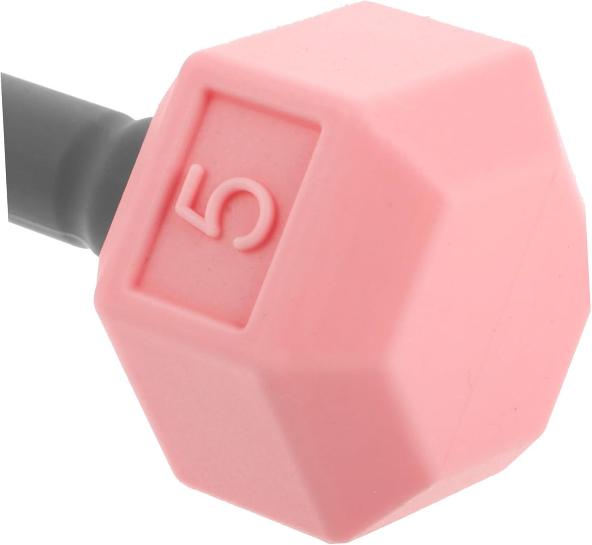 Totority Mini Dumbbells for Kids 2pcs Silicone Hand Weights, 0.4lb Pink Toddler Exercise Toys, Home Gym Equipment, 4.52 * 1.69 * 1.49inch, for Children, Kindergarten Sports