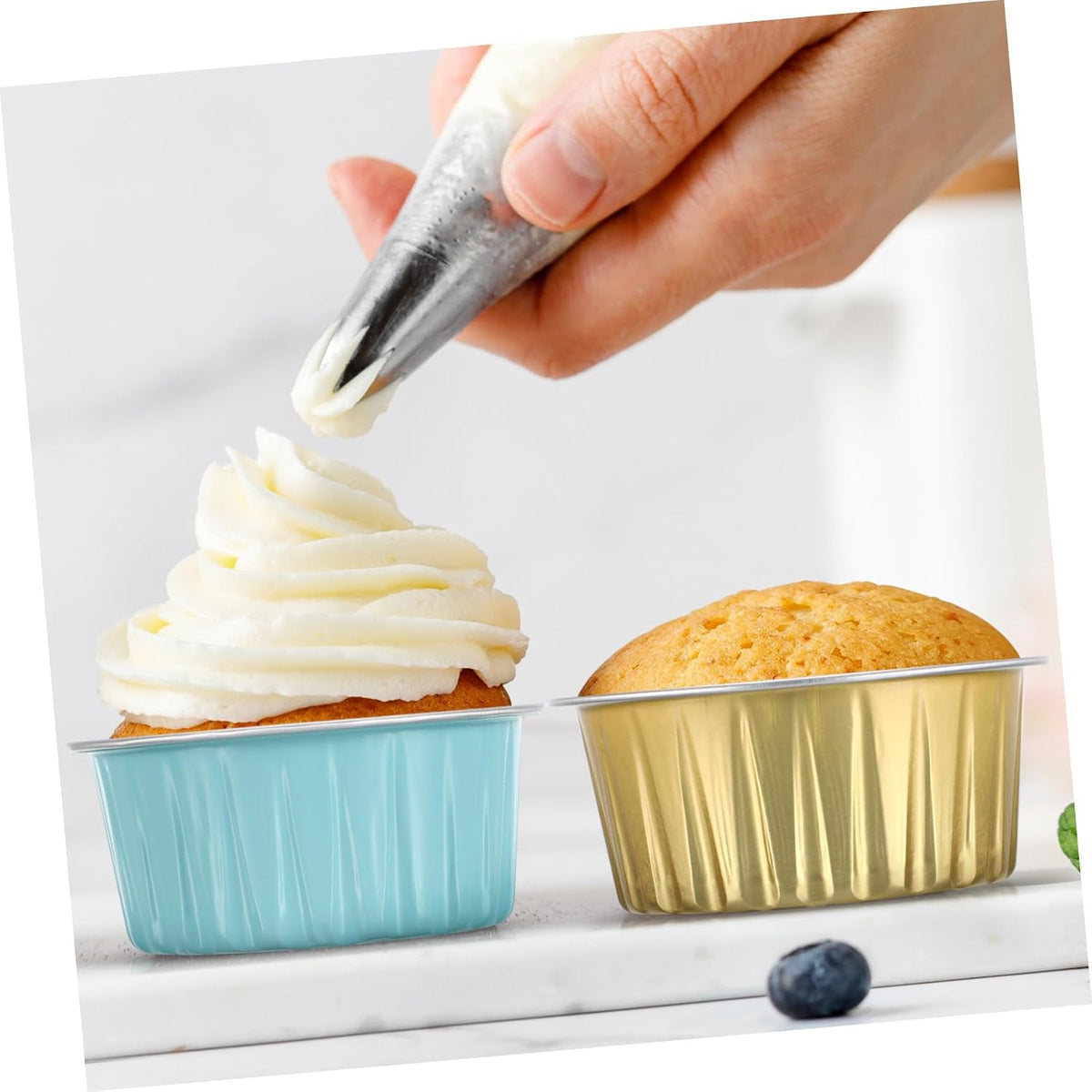 Multi-function Pudding Cups 20pcs Aluminum Foil Easy Clean Baking