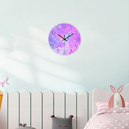 Mermaid Wall Clocks Battery Operated 12 Inch
