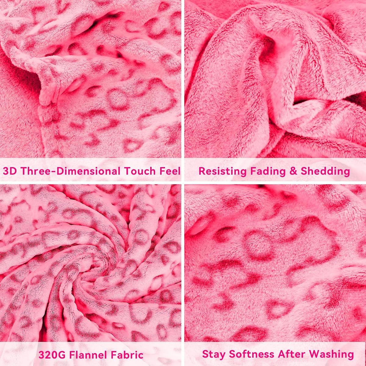 Pink Throw Blanket for Girls Women - Birthday Gifts for Teen Girls Her Sister, Soft Cozy Cute Fleece Blanket, Y2K Girly Room Decor, Coral Pink Plush Small Blanket for Couch Bed