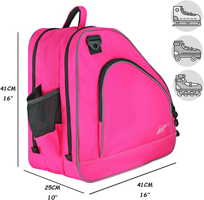 Skate Bag for Ice, Roller & Inline for Youth and Adults