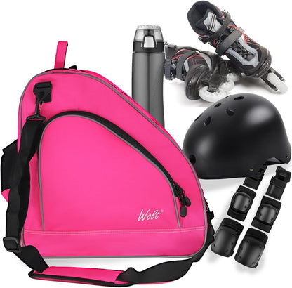 Skate Bag for Ice, Roller & Inline for Youth and Adults