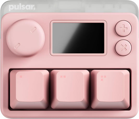 Pulsar Lab XPAD Mini 3-Key OSU Gaming Keypad, Pink