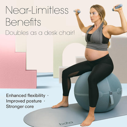 Balance Ball, Exercise Ball Chair for Yoga, Pilates & Home Workouts