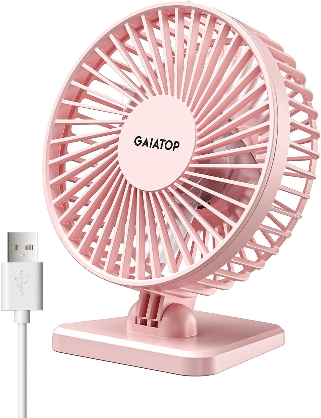 USB Desk Fan, Personal Portable Quiet Small Table Desktop fan