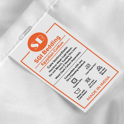 Queen Size Pillow Cases Set of 2, 600 Thread Count 100% Egyptian Cotton Peach Pillow Covers, Soft Hotel Quality, Open Closure, Shrink & Fade Resistant