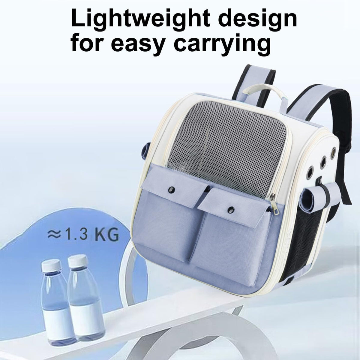 Cat Backpack Carrier for Cats and Small Dogs Small Animal (Pink)