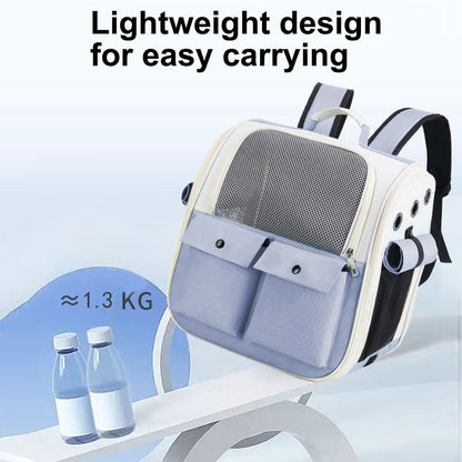 Cat Backpack Carrier for Cats and Small Dogs Small Animal (Pink)