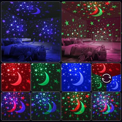 Baby Night Light Star Projector Night Light projector for Kids Room with Sound Machine White Noise Machine for Sleeping Soother Nursery Lamp 9 Natural Sounds 20 Lullabies Remote Control Timer