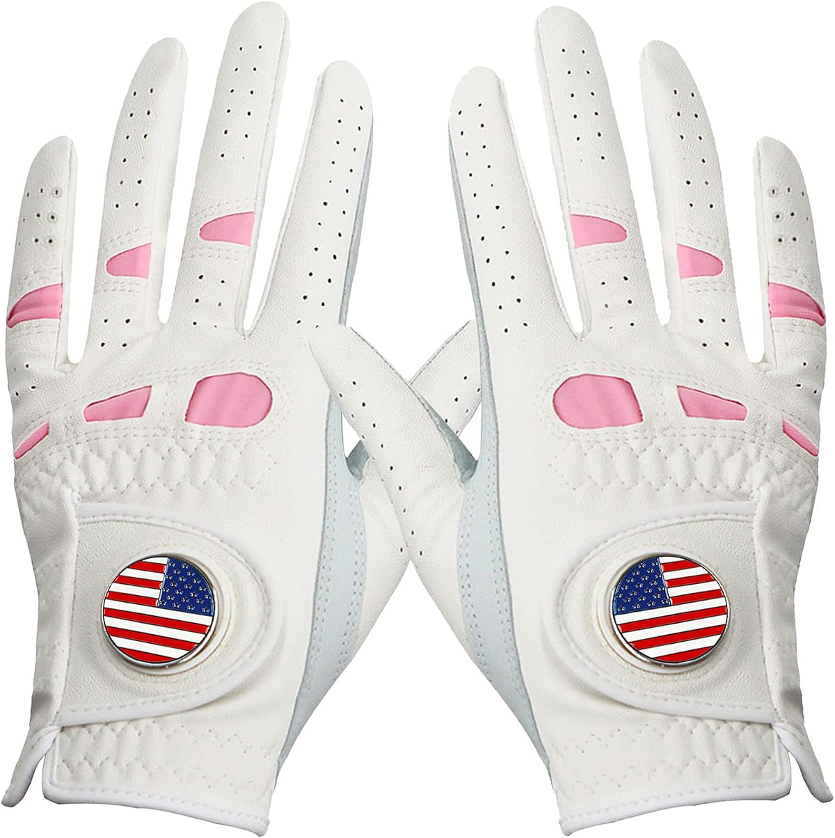 Golf Gloves Women with Ball Marker