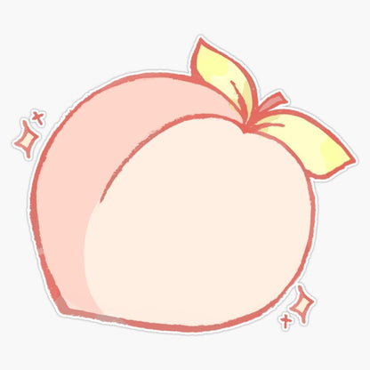 Pastel Pink Peach Sticker Vinyl Waterproof Sticker Decal Car Laptop Wall Window Bumper Sticker 5"