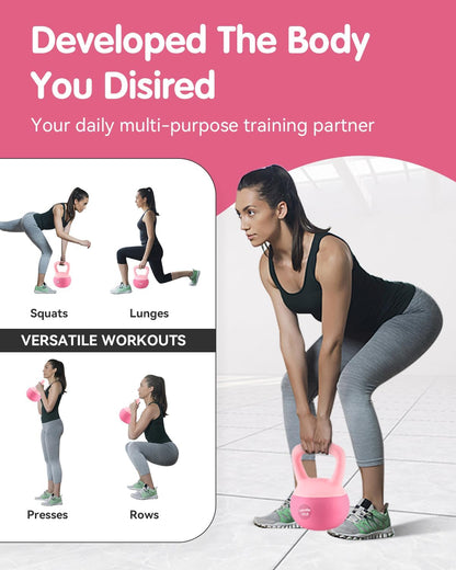 Soft Kettlebell - Cushioned Impact-Resistant Base and Anti-Slip