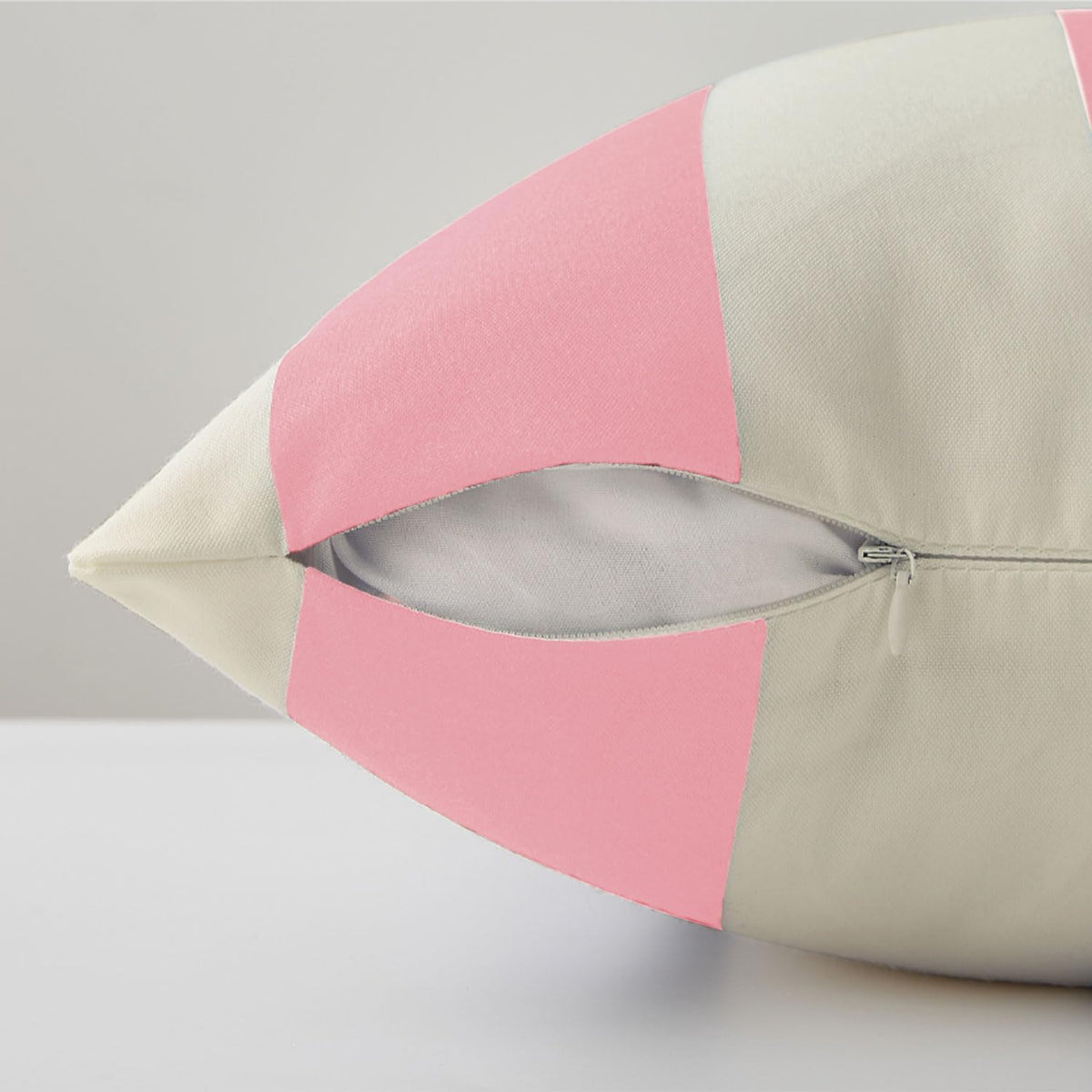 Outdoor Pillow Covers 12x20 Pink Striped Outdoor Decor JB007H12