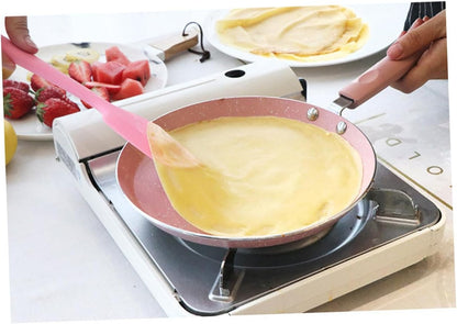 Aluminum Non-stick Frying Pan 8-inch Pink Omelet Pancake Skillet for Home and Restaurant Cooking