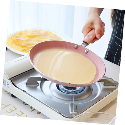 Aluminum Non-stick Frying Pan 8-inch Pink Omelet Pancake Skillet for Home and Restaurant Cooking