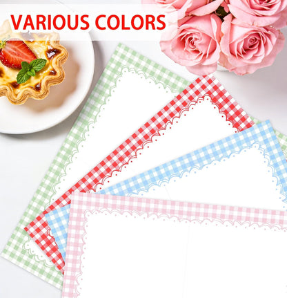 HEIPINIUYE 50 Pieces Light Pink Gingham Cocktail Napkins Paper 3-ply Disposable Pink and White Checkered Dessert Napkins for Dinner Wedding Birthday Baby Shower Party Plaid Beverage Napkin