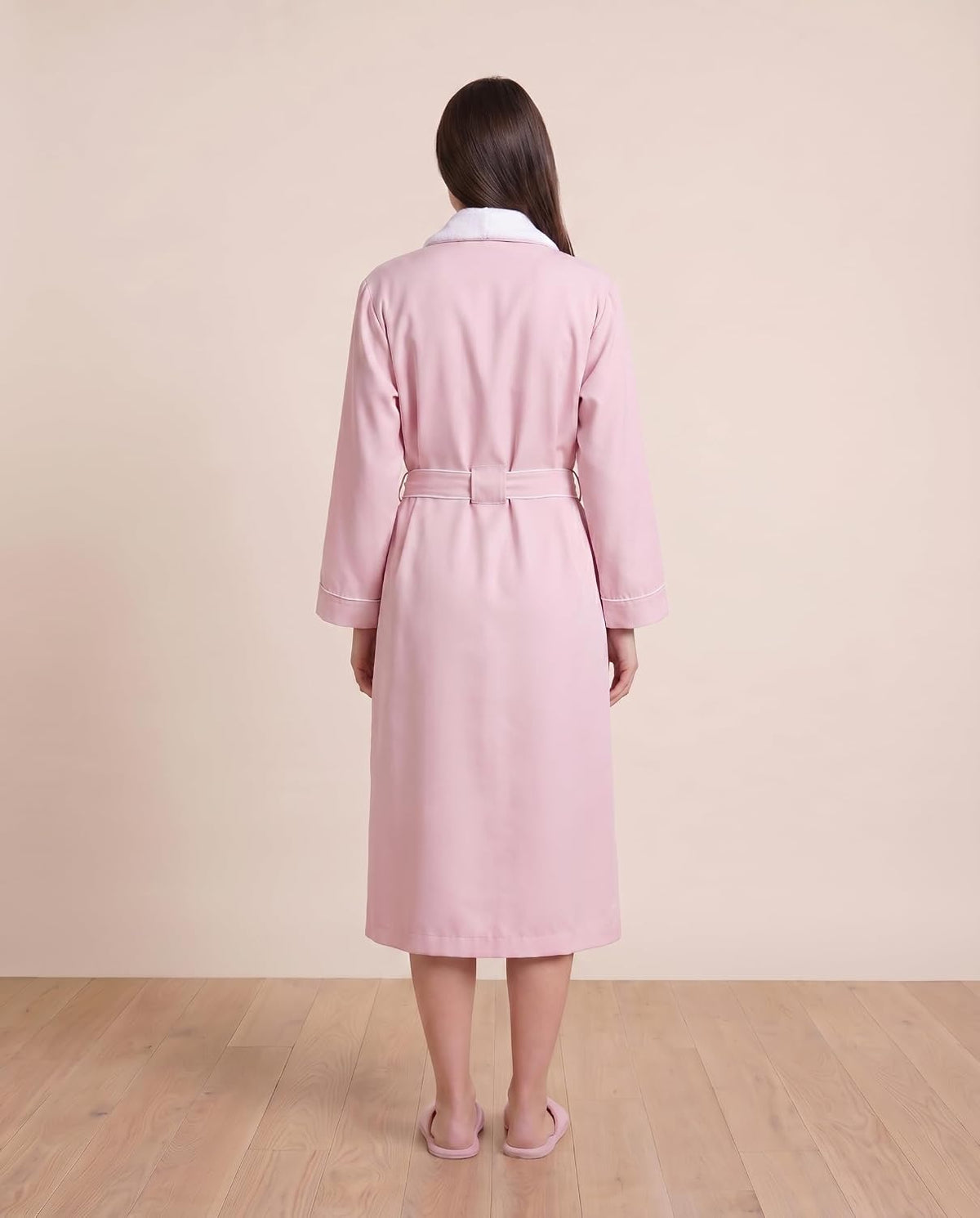 Luxury Spa Robe - Microfiber with Cotton Terry Lining