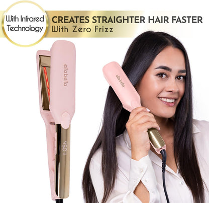® Titanium Flat Iron Hair Straightener Large with Infrared