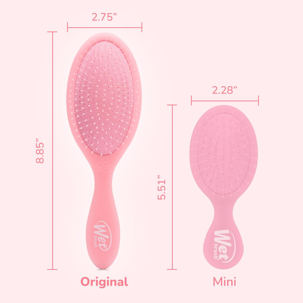 Original Detangler, Pink Drink (Summer Quencher), Ultra-Soft IntelliFlex Bristles Glide Through Tangles, Detangling Hair Brush (Wet & Dry), Women & Men, Limited Edition