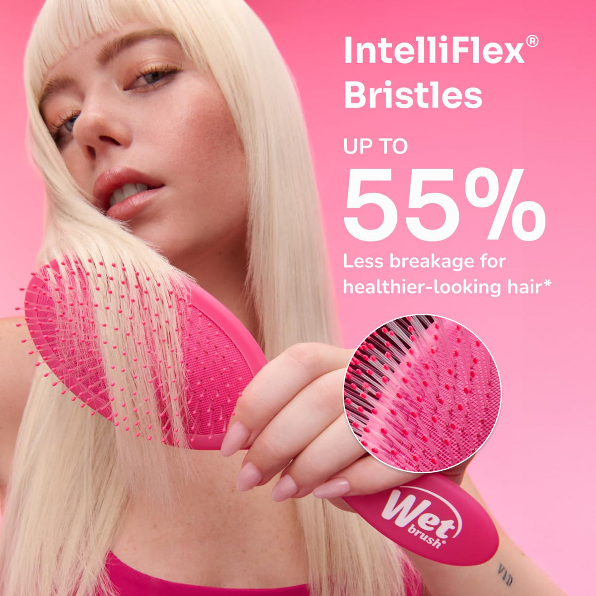 Original Detangler, Pink Drink (Summer Quencher), Ultra-Soft IntelliFlex Bristles Glide Through Tangles, Detangling Hair Brush (Wet & Dry), Women & Men, Limited Edition