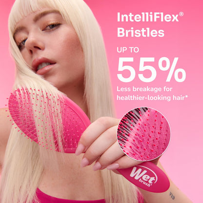 Original Detangler, Pink Drink (Summer Quencher), Ultra-Soft IntelliFlex Bristles Glide Through Tangles, Detangling Hair Brush (Wet & Dry), Women & Men, Limited Edition