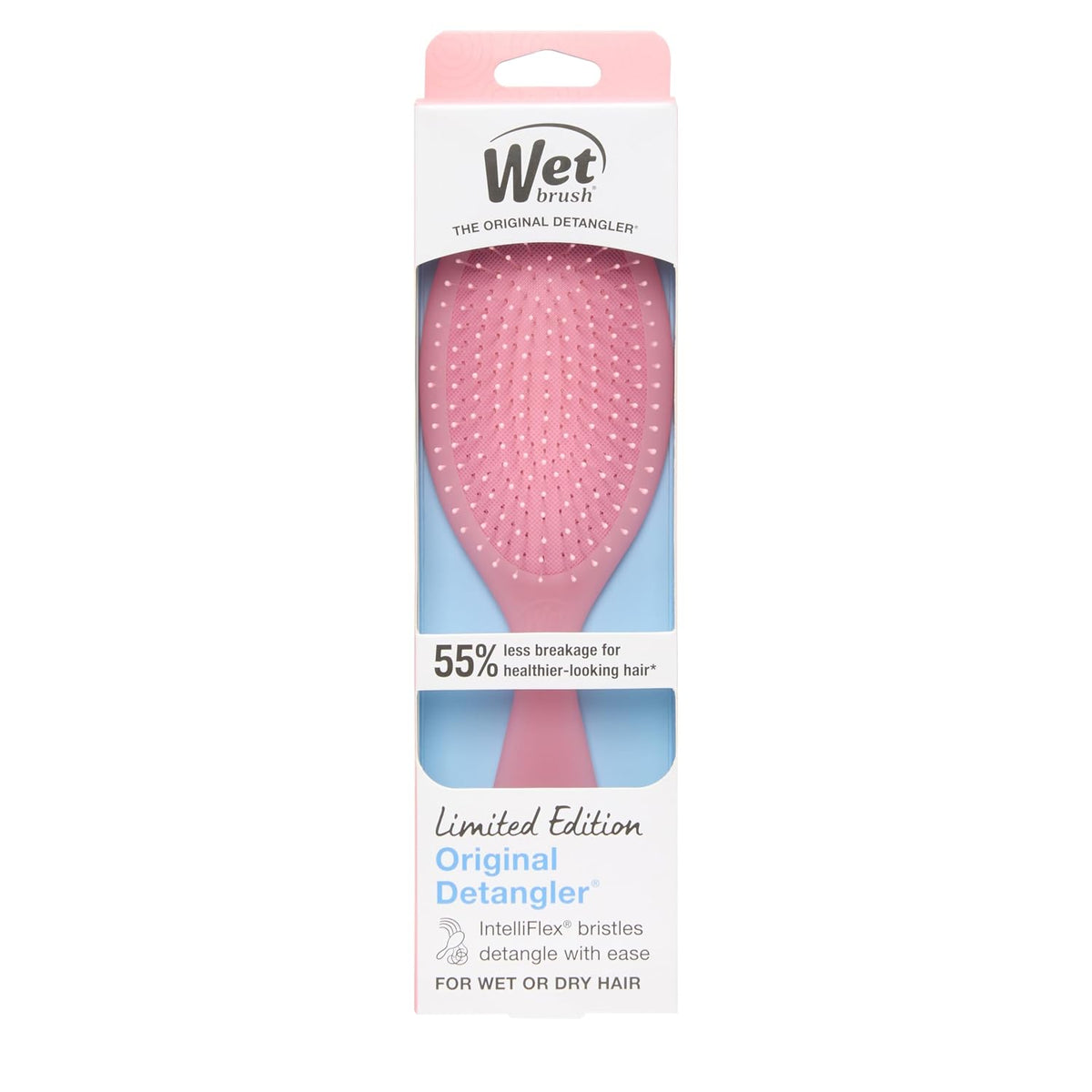 Original Detangler, Pink Drink (Summer Quencher), Ultra-Soft IntelliFlex Bristles Glide Through Tangles, Detangling Hair Brush (Wet & Dry), Women & Men, Limited Edition