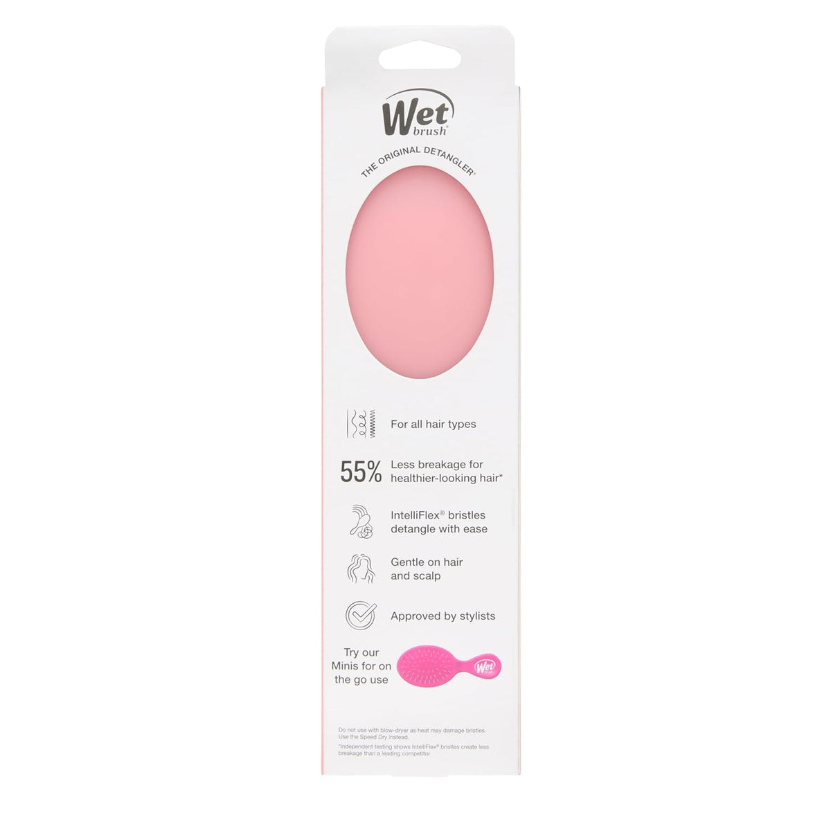 Original Detangler, Pink Drink (Summer Quencher), Ultra-Soft IntelliFlex Bristles Glide Through Tangles, Detangling Hair Brush (Wet & Dry), Women & Men, Limited Edition