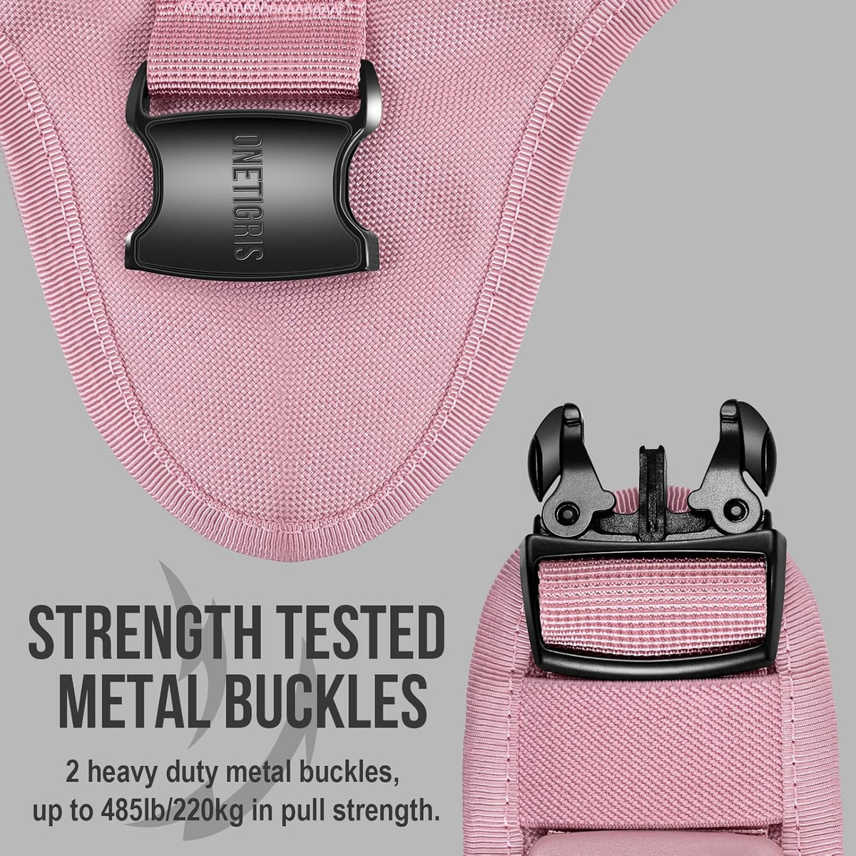 Large Tactical Dog Harness No Pull Handle S Pink