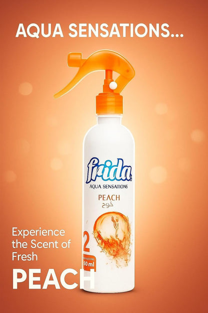 Air Freshener Spray – Peach Scent, Long-Lasting Room & Fabric Freshener, 16.2 oz Bottle – Odor Eliminator for Home, Office, and Car