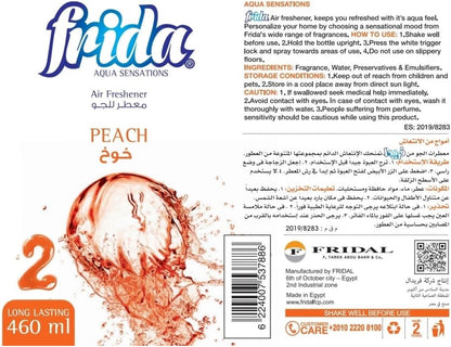 Air Freshener Spray – Peach Scent, Long-Lasting Room & Fabric Freshener, 16.2 oz Bottle – Odor Eliminator for Home, Office, and Car