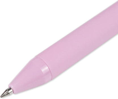 12 Pcs Gel Ink Pens Black Ink 0.5 mm Fine Point Smooth Writing Cute Pens for Office School (Light Pink)