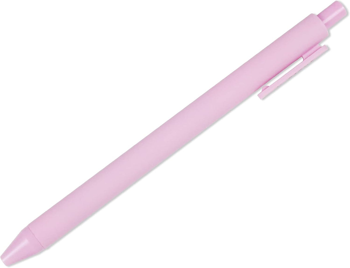 12 Pcs Gel Ink Pens Black Ink 0.5 mm Fine Point Smooth Writing Cute Pens for Office School (Light Pink)